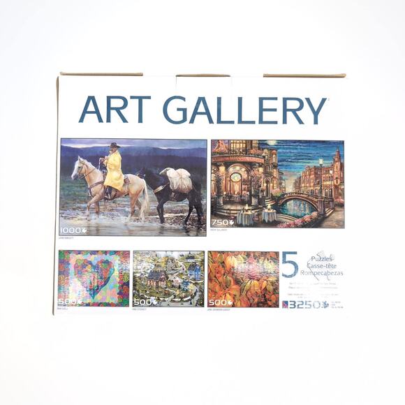 Art Gallery 5 Jigsaw Puzzles - 3 x 500 piece, 1 x 750 piece & 1 x 1000 piece GUC - Picture 8 of 10